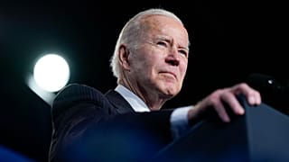 President Joe Biden speaks about the war in Ukraine in Washington, Wednesday, April 6, 2022.