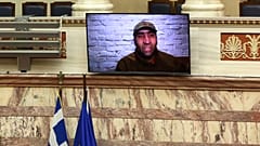 Ο Μιχαήλ, Έλληνας στην καταγωγή κάτοικος Μαριούπολης, μέλος του τάγματος Αζόφ κατά δήλωσή του