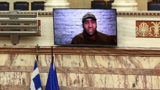 Ο Μιχαήλ, Έλληνας στην καταγωγή κάτοικος Μαριούπολης, μέλος του τάγματος Αζόφ κατά δήλωσή του