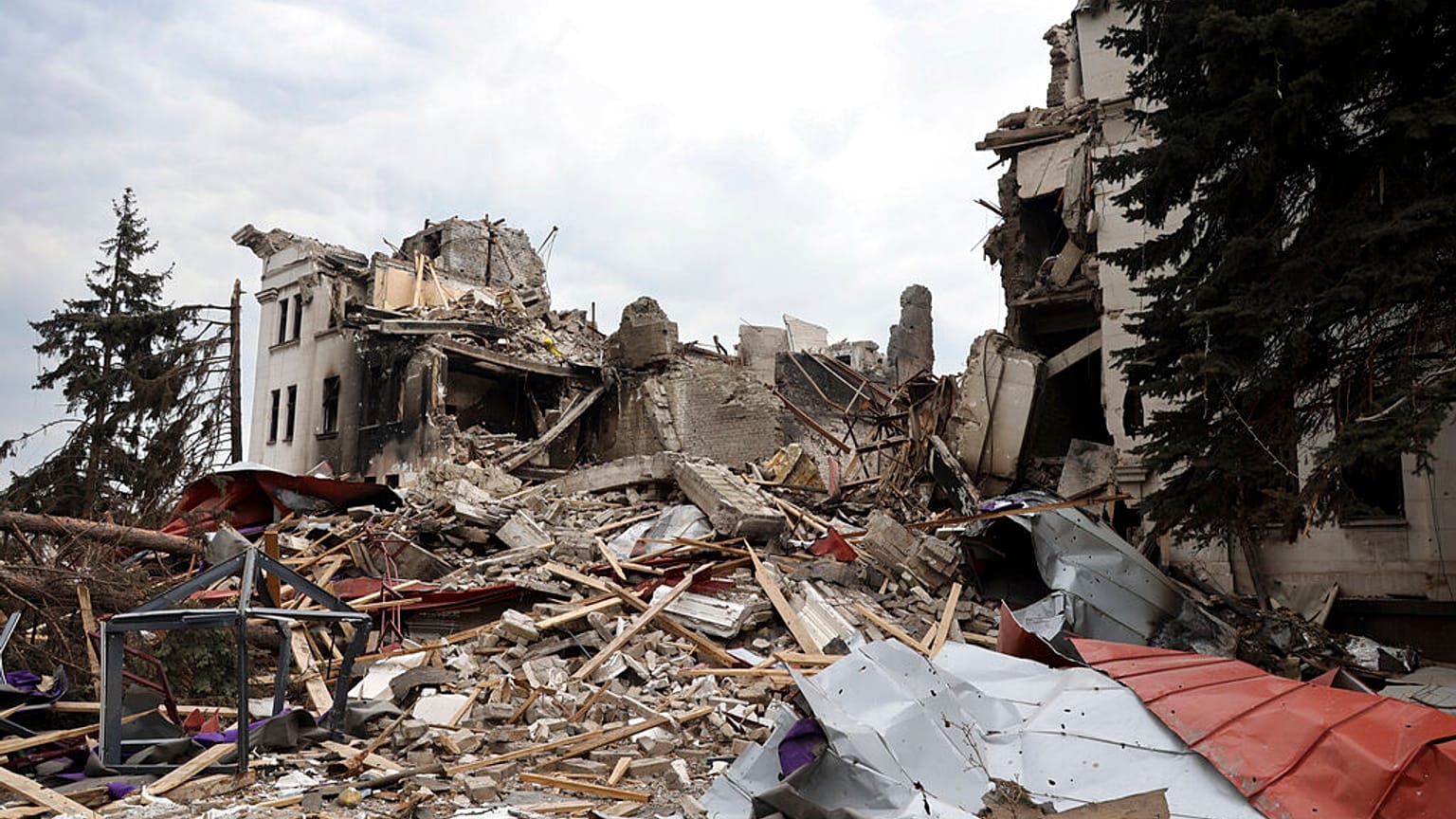 Destrucción en Mariúpol, Ucrania