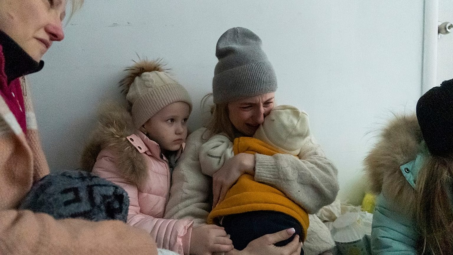 Aufnahme aus einem Krankenhaus in Mariupol vom 11. März 22