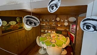 Interior de una de las casas-museo de Pablo Neruda