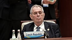 Archív fotó Milos Zeman cseh elnökről