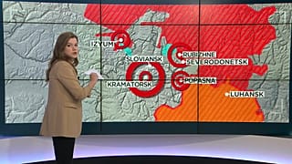 Sasha Vakulina muestra el avance de la guerra en Ucrania este viernes 8 de abril