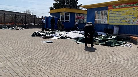 Angriff auf den Bahnhof von Kramatorsk