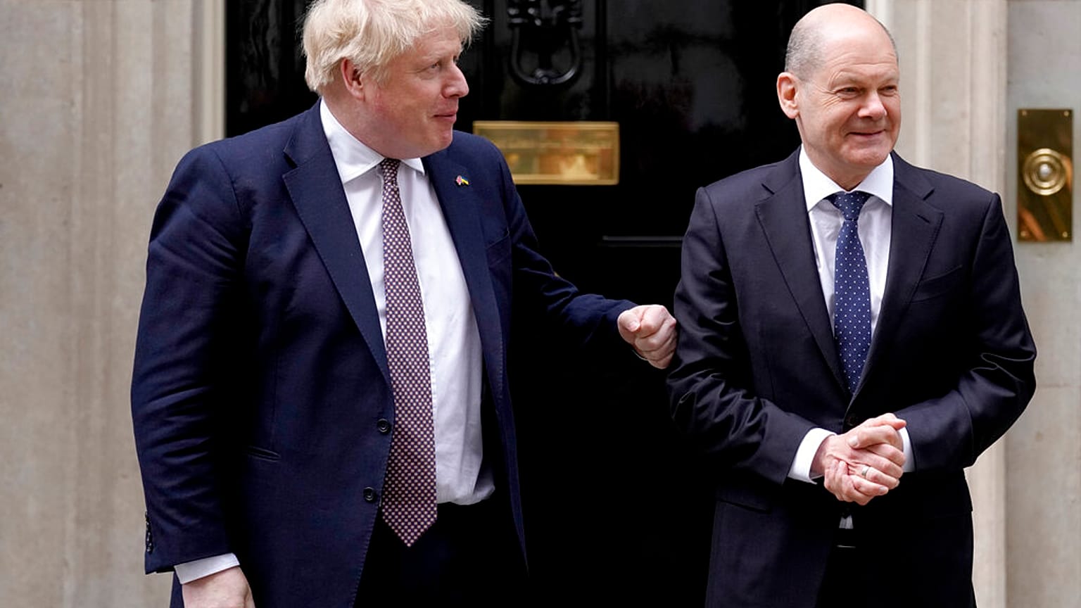 Boris Johnson und Olaf Scholz in London
