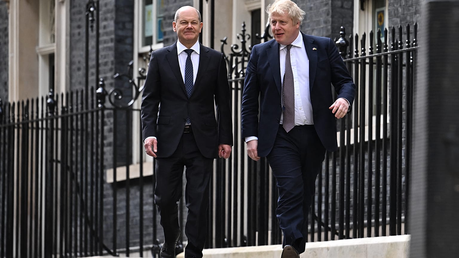 il premier britannico Johnson e il cancelliere tedesco Scholz