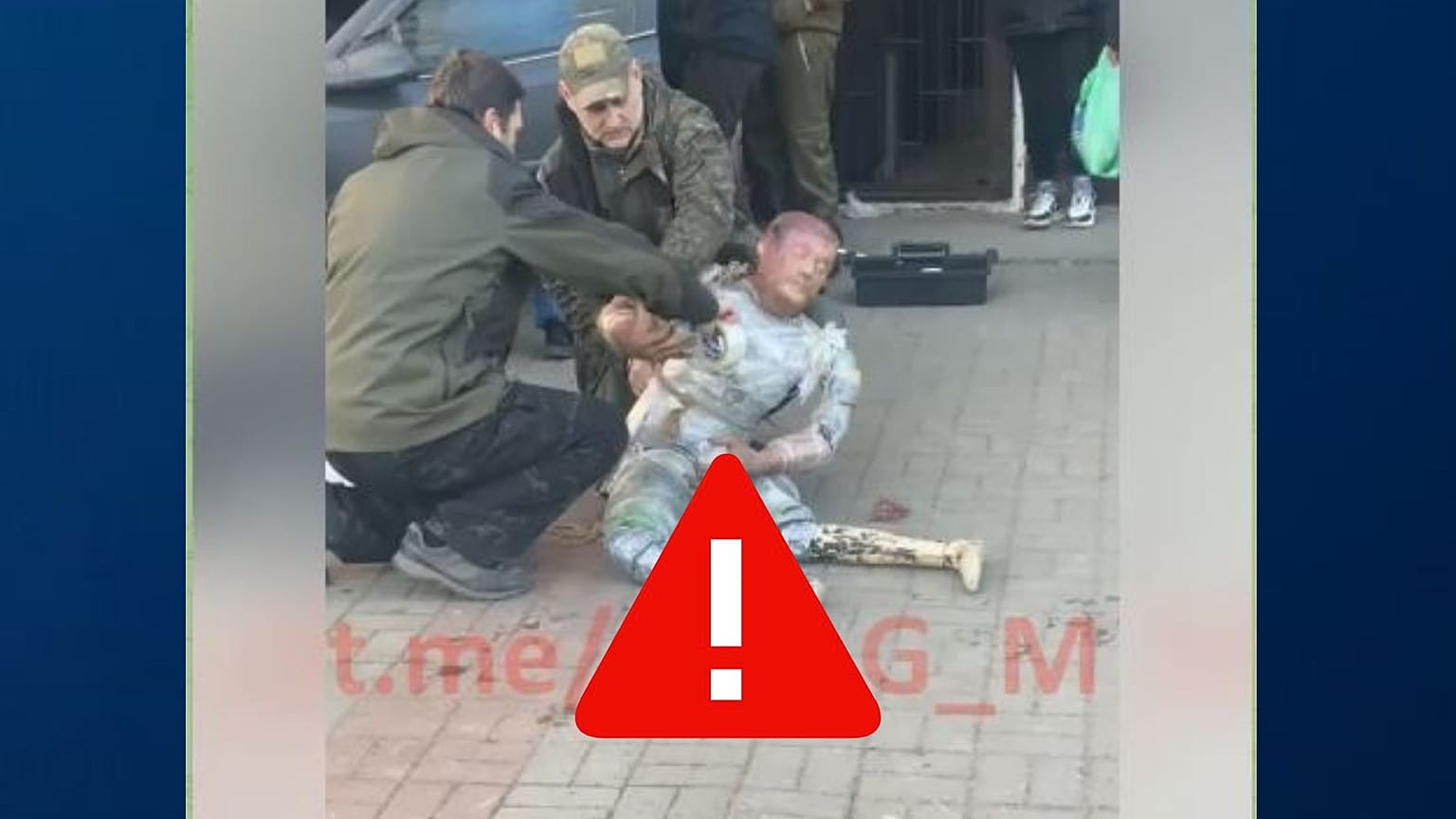 The misleading video first appeared on Telegram but has since gained thousands of views.