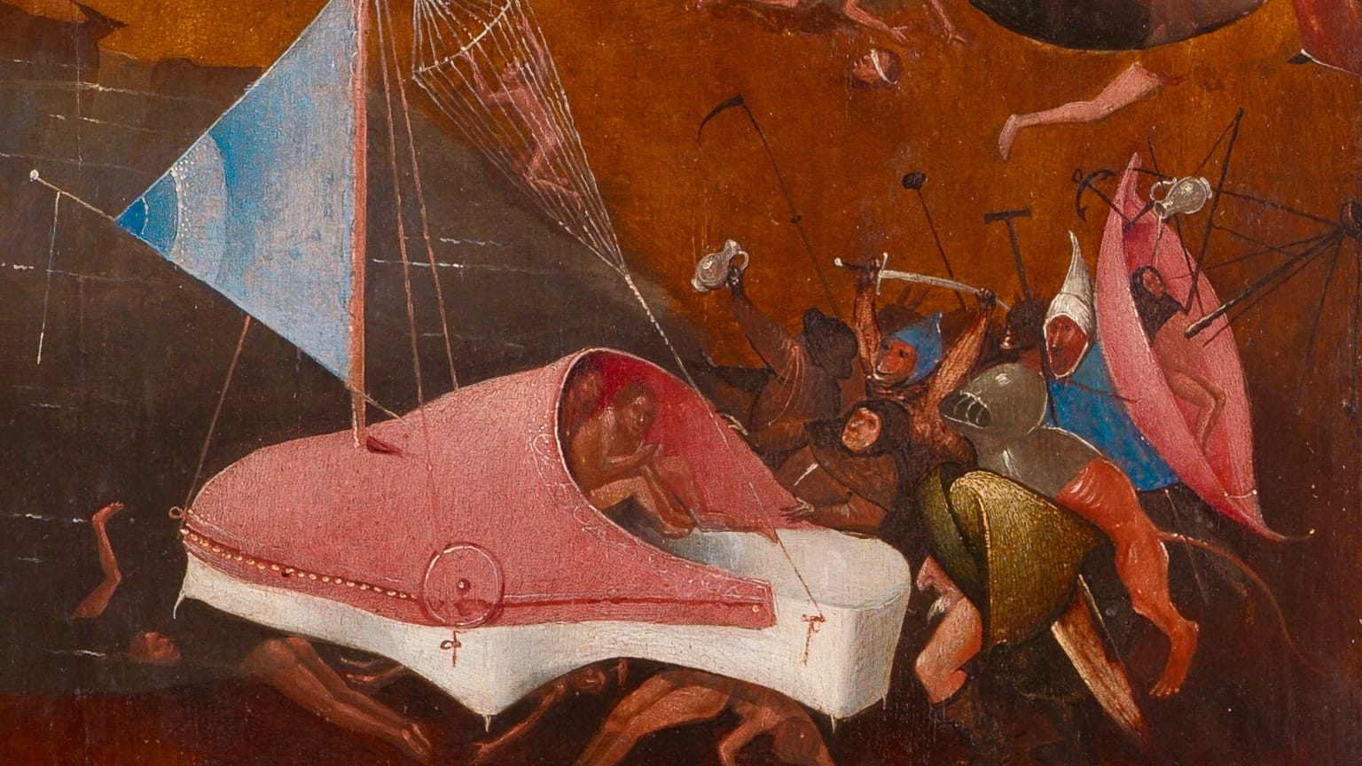 Hieronymus Bosch: Az utolsó ítélet (részlet)