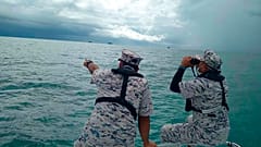 Search and rescue operation for foreign divers off the coast of Johor's Mersing, Malaysia