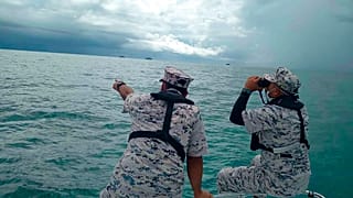 Search and rescue operation for foreign divers off the coast of Johor's Mersing, Malaysia