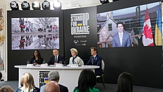 Presentación de la recaudación de fondos 'Levántate por Ucrania'