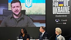 Videoschalte des ukrainischen Präsidenten Wolodymyr Selenskyj zum G20-Gipfel 