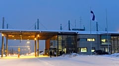 Граница России и Финляндии 23 января 2016