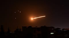 صورة أرشيفية لغارة إسرائيلية على دمشق