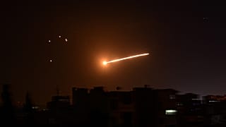 صورة أرشيفية لغارة إسرائيلية على دمشق