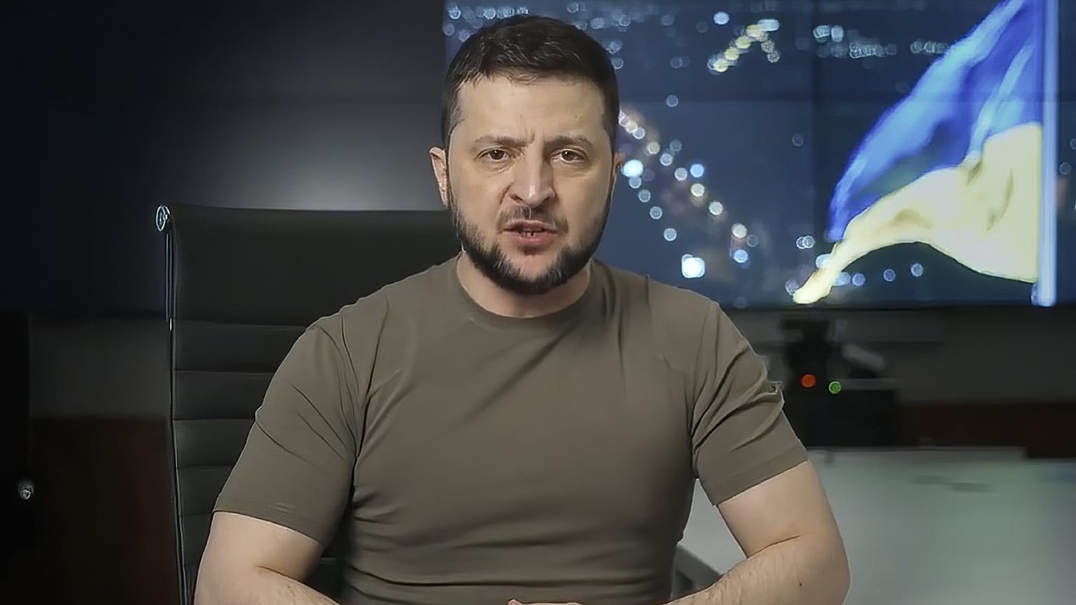 Az ukrán elnökről beszédet mond Kijevben 