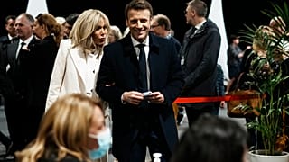 Brigitte und Emmanuel Macron am 10. April 2022 in Le Touquet