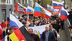 Manifestation pro-russe à Francfort