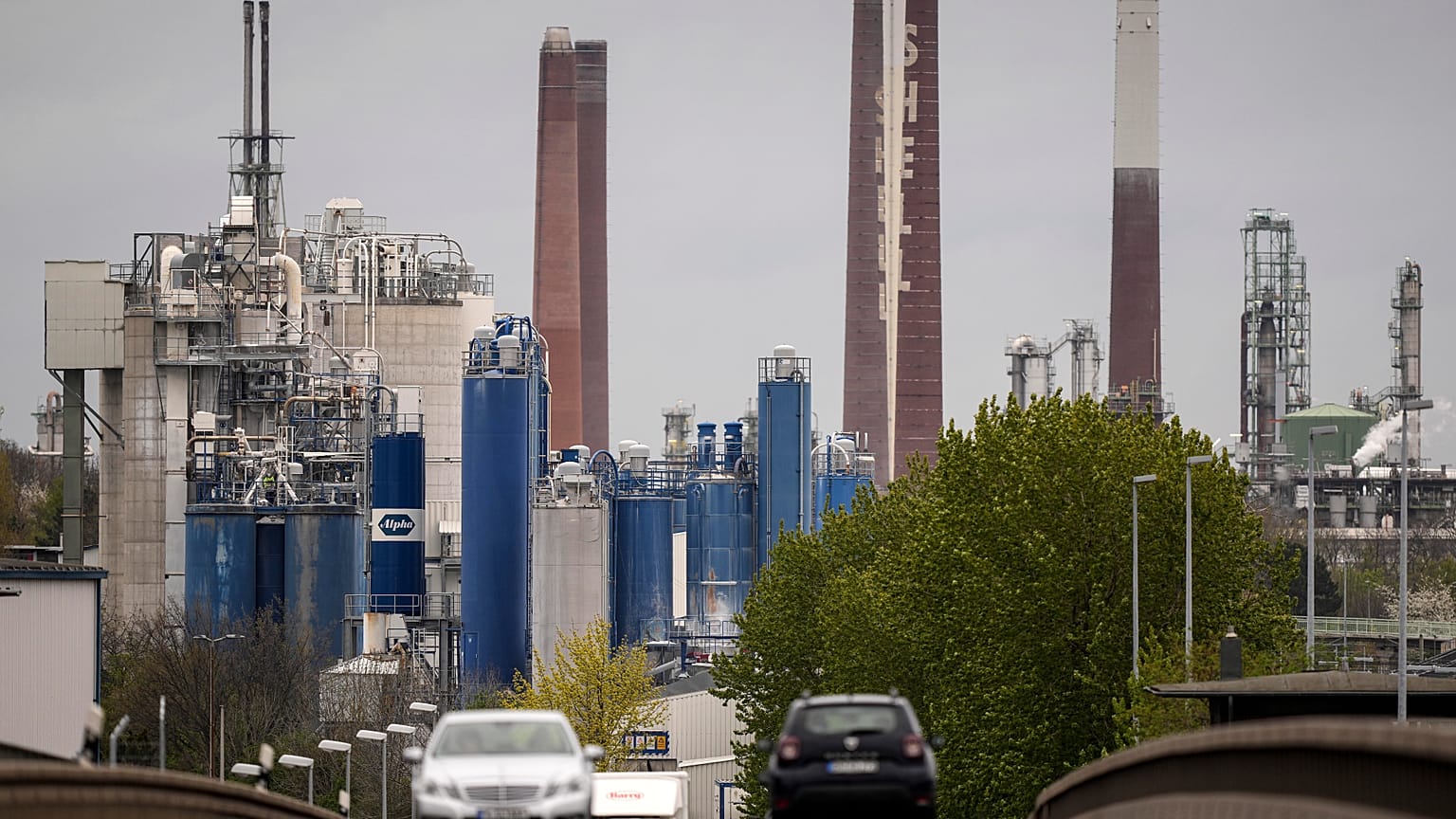 Raffinerie in Wesseling nahe Köln