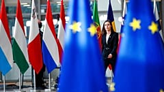 Sanna Marin, premier finlandese, a Bruxelles. (22.10.2021)