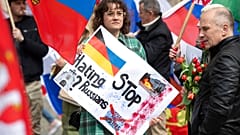 Pro-russische Demonstrierende
