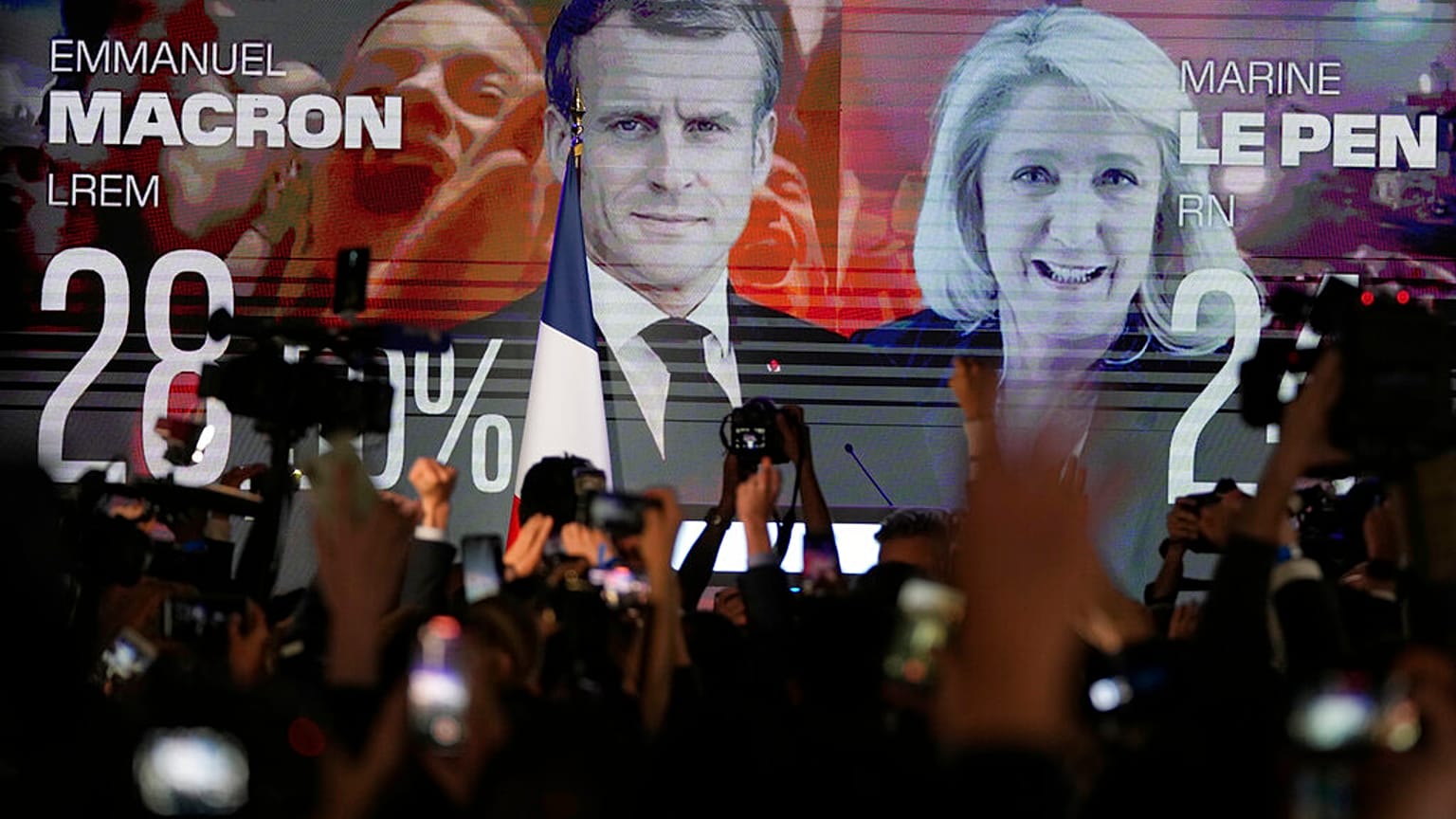 Resultados de la primera ronda de las elecciones presidenciales francesas
