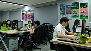 Сотрудники IT-парка Узбекистана