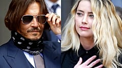 El actor Johnny Depp y la actriz Amber Heard