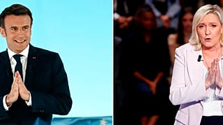 Emmanuel Macron y Marine Le Pen en imágenes de archivo