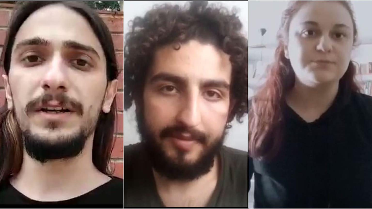 'Barınamıyoruz' eylemine katılan öğrenciler