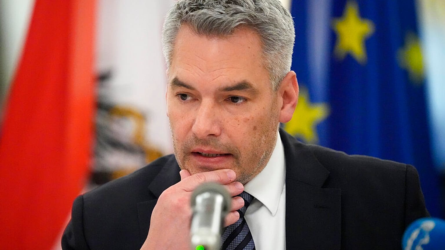 Le chancelier autrichien Karl Nehammer