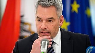 El canciller federal de Austria, Karl Nehammer.