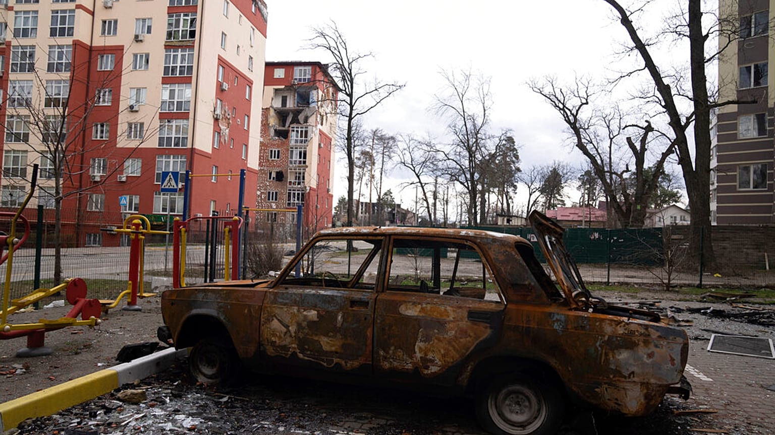 Zerstörung in der Ukraine