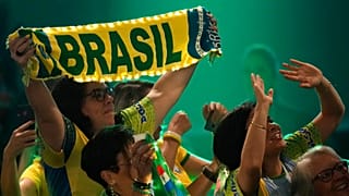 Apoiante de Bolsonaro em Brasília, Brasil
