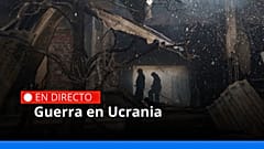 Una zona derruida debido a los combates en Ucrania