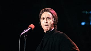 Vega performs during the radio programme "Studio 1" at the radio station Europe 1, on March 12, 1984 in Paris.