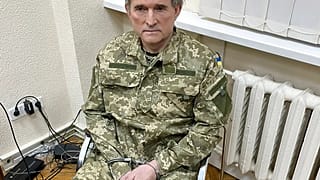 Viktor Medwedtschuk nach seiner missglückten Flucht in ukrainischer Uniform