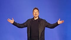 Tesla CEO Elon Musk introduces the Cybertruck at Tesla's design studio Thursday, Nov. 21, 2019