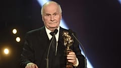 L'acteur français Michel Bouquet, lors de la cérémonie des Molières, à Paris, le 02/06/2014