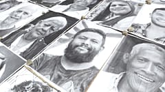 Some 600 black-and-white portraits of residents in the Petare shantytown in Caracas are exhibited with the aim of showing the non-violence of its inhabitants and fight clichés
