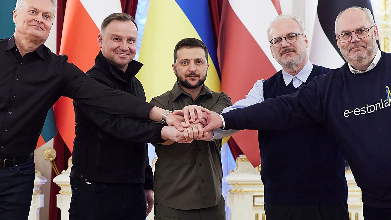 Президент Украины с лидерами Польши и стран Балтии, архив 