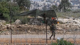 صورة أرشيفية لجندي فلسطيني