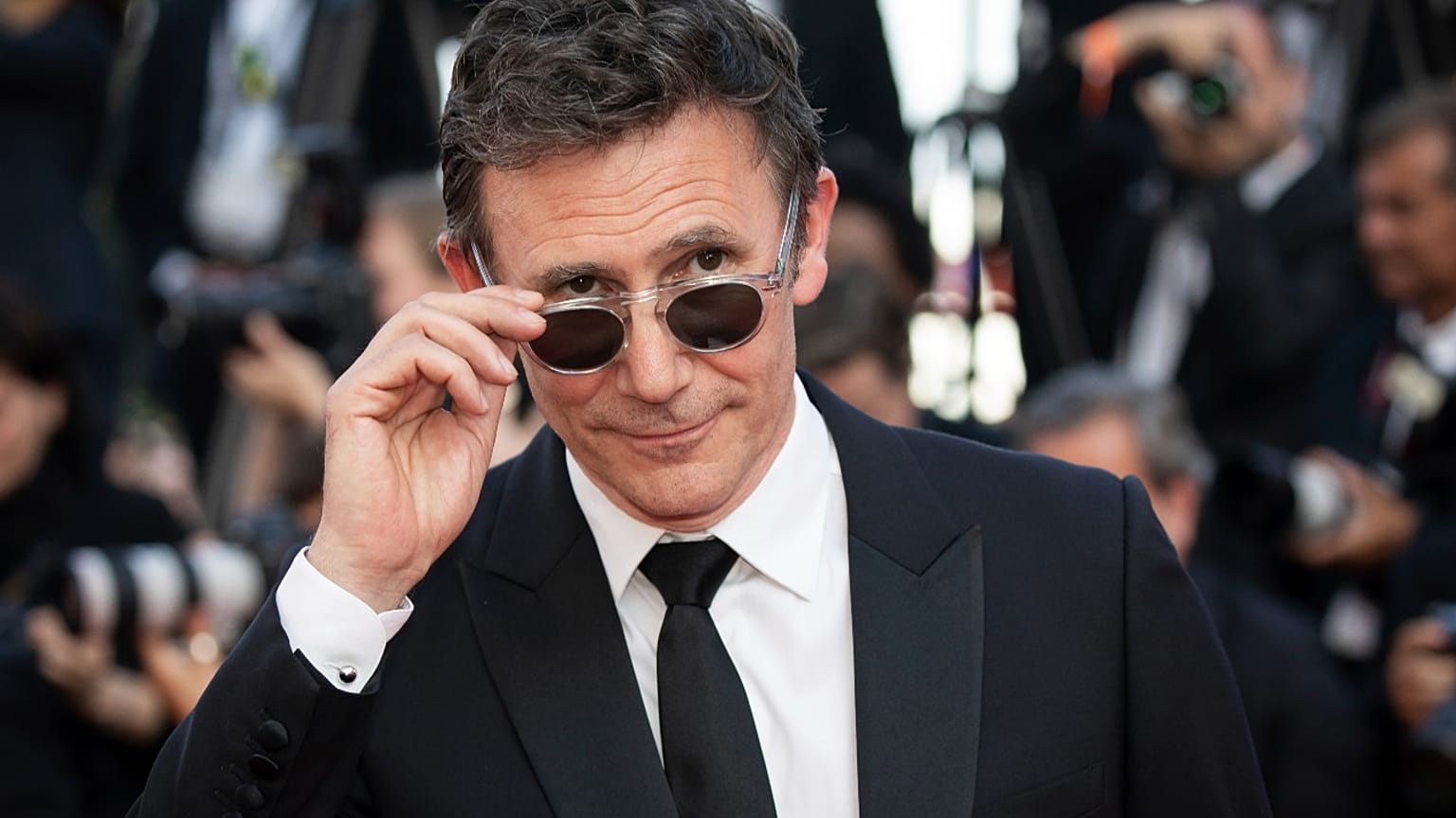 Michel Hazanavicius arrives for the awards ceremony at the Cannes Film Festival in 2019