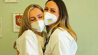 Albina (russa), a sinistra, e Irina (ucraina).