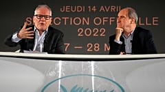 Thierry Fremaux fesztiváligazgató és Pierre Lescure elnök