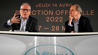 Thierry Fremaux fesztiváligazgató és Pierre Lescure elnök