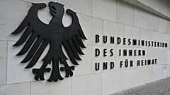 Vue de l'extérieur du ministère allemand de l'Intérieur, à Berlin, le 14/04/2022