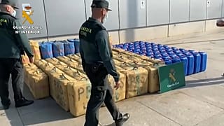 Droga intervenida durante la operación policial