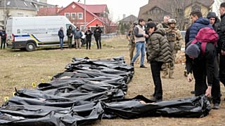 La procureure générale ukrainienne Iryna Venediktova dans la banlieue de Kyiv, en Ukraine, le vendredi 8 avril 2022.
